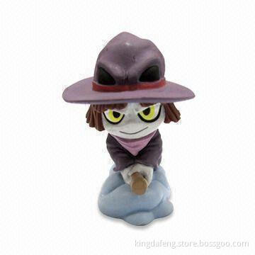 Plastic Promotional Toy with Fixed Hands and Legs, Measures 7.1 x 3.8 x 5.6cm